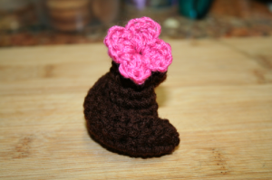 Turd blossom in crochet